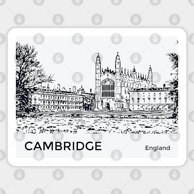 Cambridge England Sticker by Lakeric